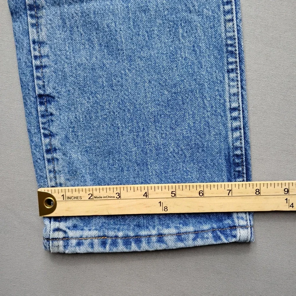 Wrangler 36MWZ Slim Fit Cowboy Cut Jeans Mens 32x32 Medium Wash Blue Denim